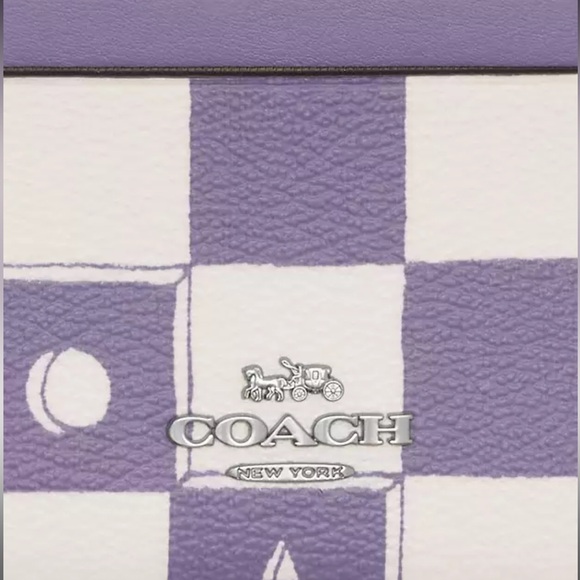 Coach Mini Skinny Id Case With Checkerboard Print ππ€ - Picture 3 of 5